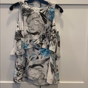 Women’s multicolored flowing blouse